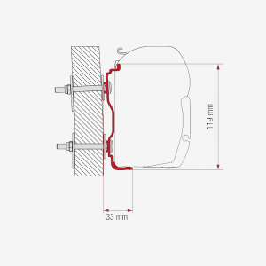 Adaptoare pentru fixarea copertinelor
